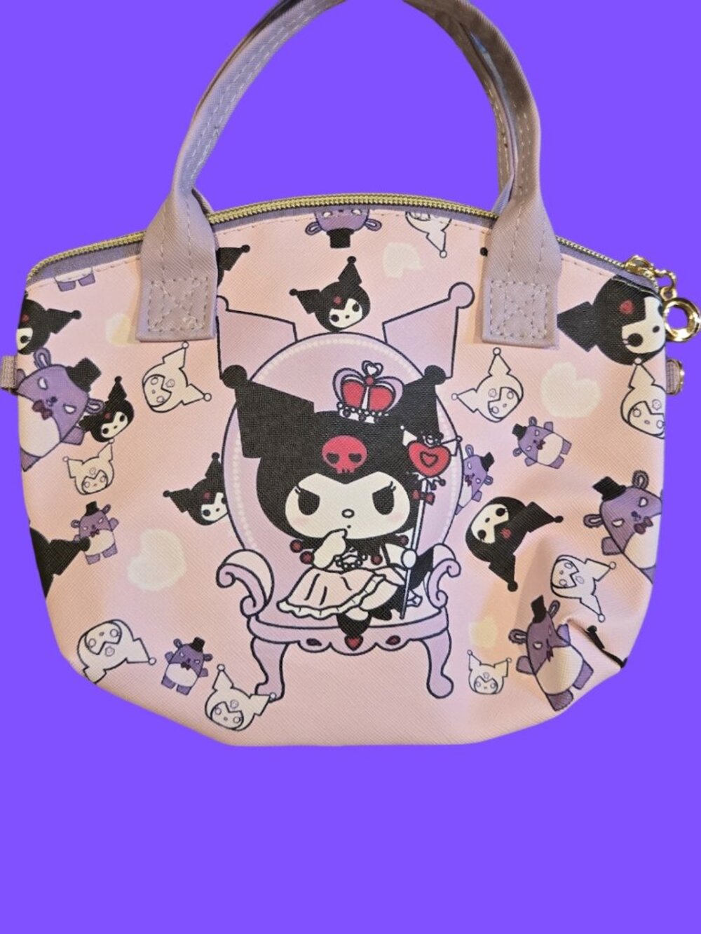 Kuromi purse Pink and Purple